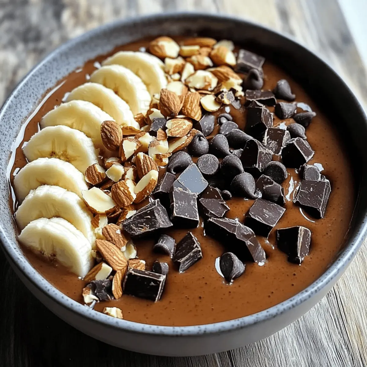 Irresistibly Creamy Chocolate Caramel Smoothie Bowl Recipe
