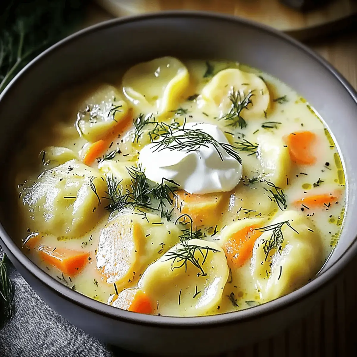 Cozy Dill Pierogi Soup for Ultimate Comfort in a Bowl