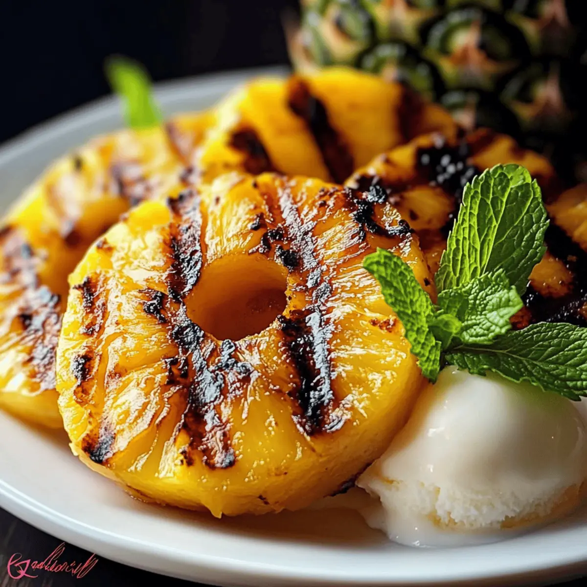 Grilled Pineapple Bliss: A Sweet, Smoky Summer Treat