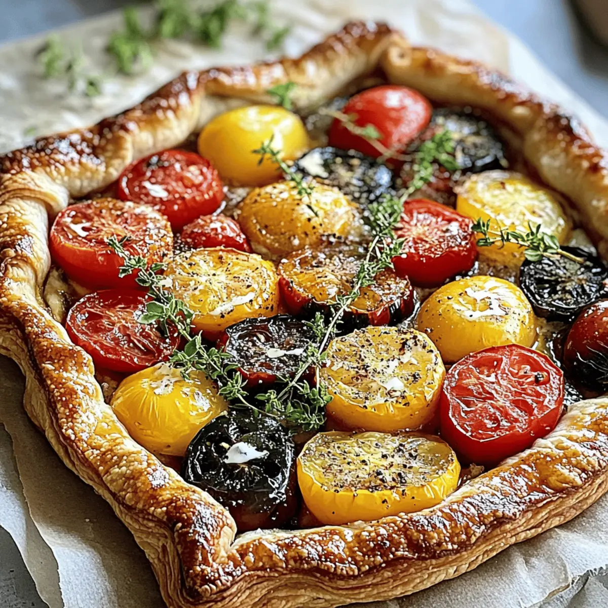 Heirloom Tomato Galette: A Slice of Summer Bliss