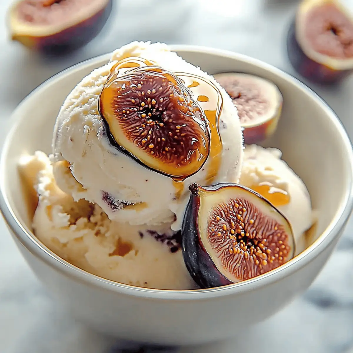 Honey-Drizzled Fig and Ricotta Ice Cream – Your Summer Bliss!