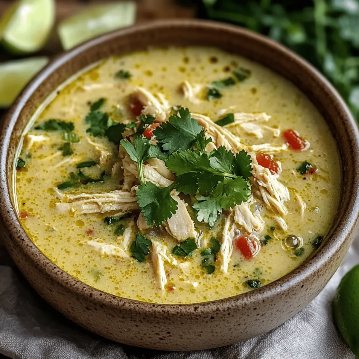 Keto Green Chicken Enchilada Soup: Comfort in Every Spoonful