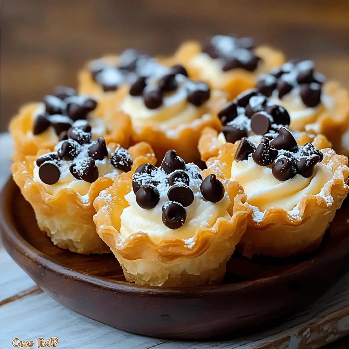 Mini Cannoli Cups: Sweet Bites of Joy in Every Crunch