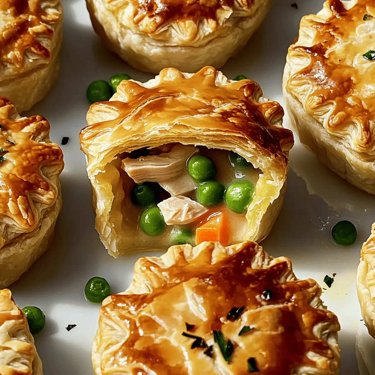 Mini Chicken Pot Pies: Comfort in Every Flaky Bite