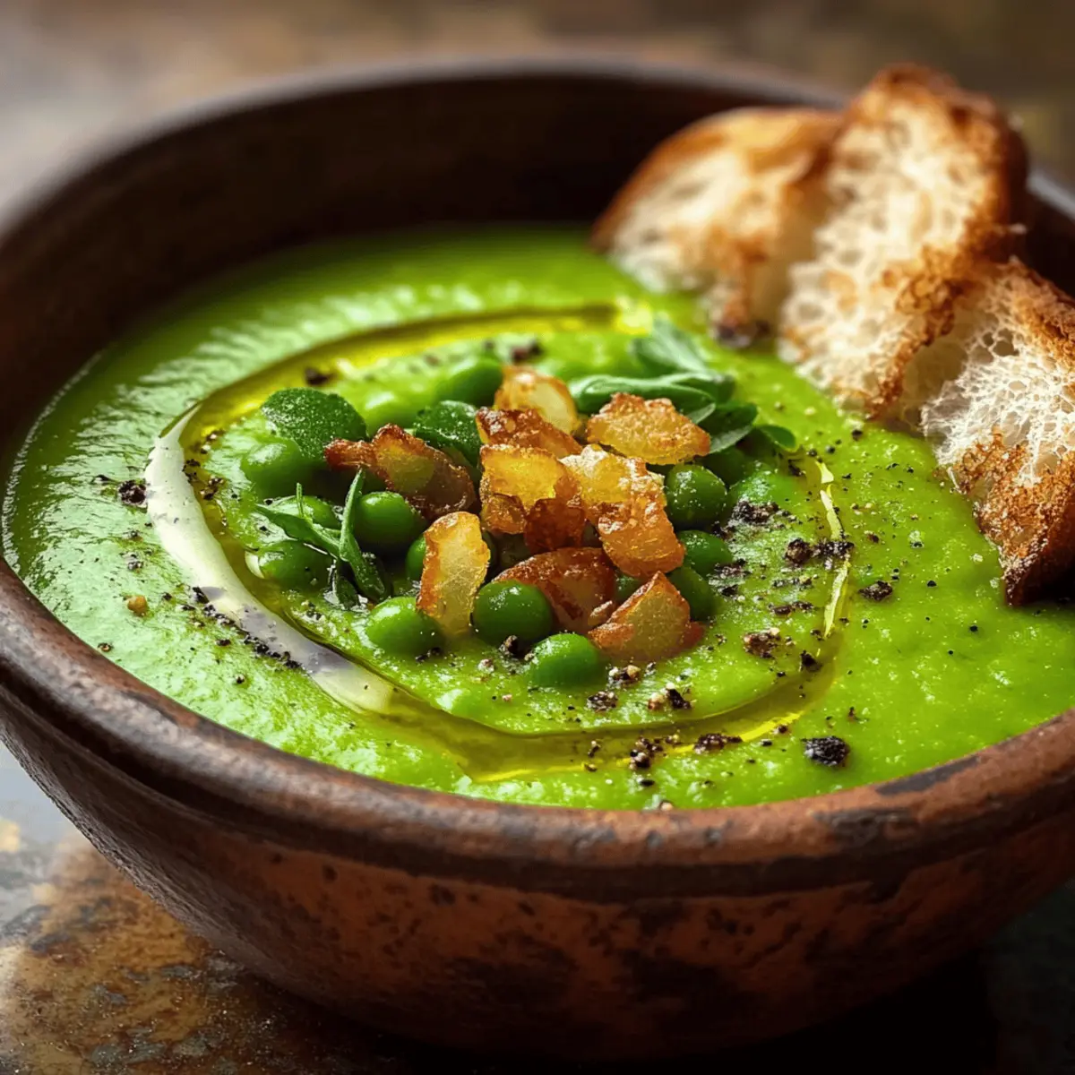 Deliciously Creamy Pea Soup to Warm Your Soul This Season