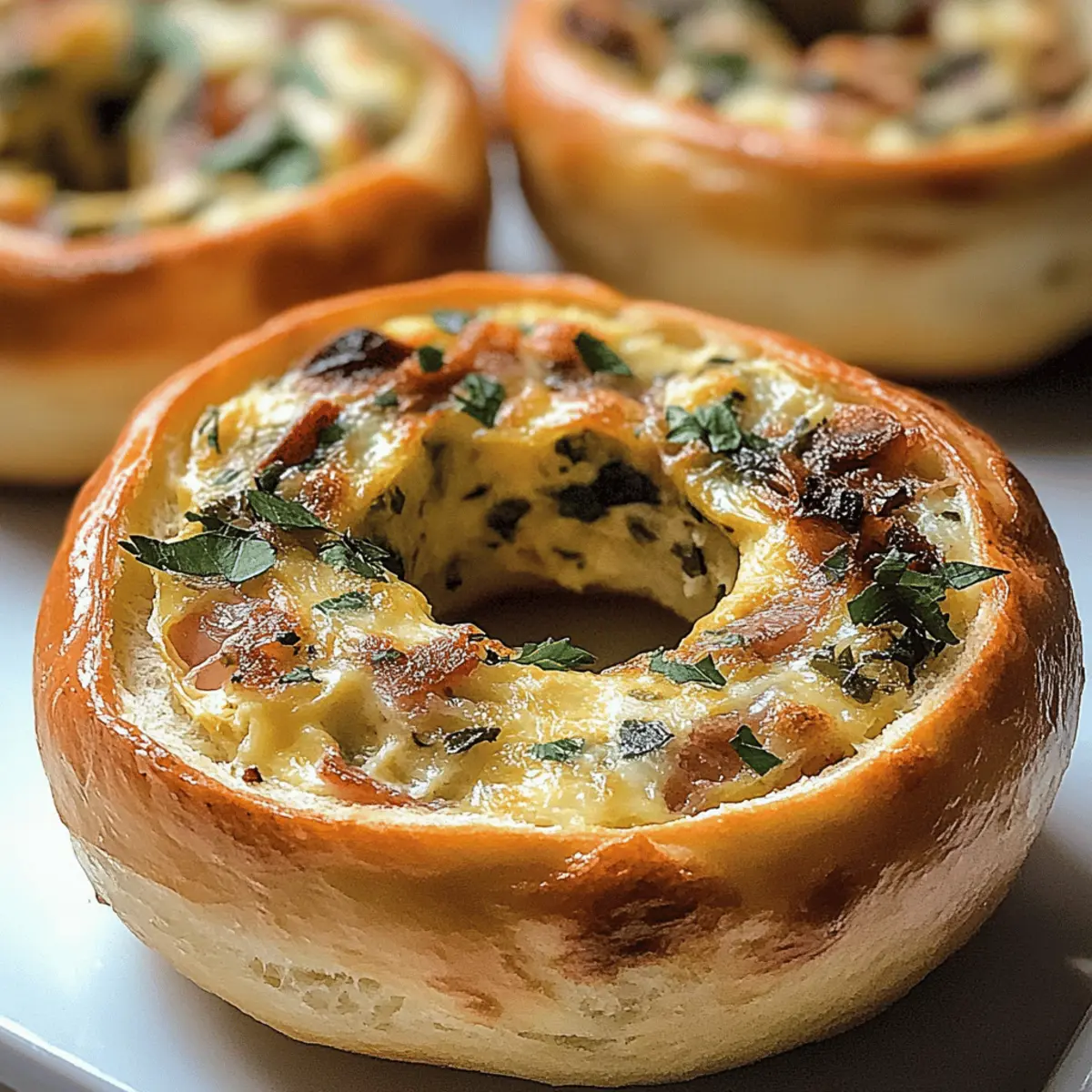 Quiche Stuffed Bagels: Your New Favorite Brunch Treat