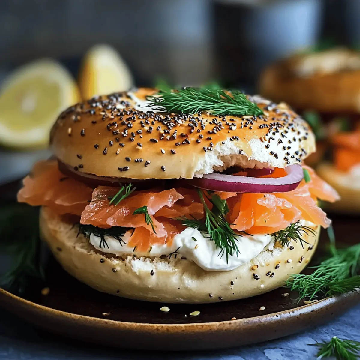 Savory Smoked Salmon Bagel: A Quick Breakfast Delight