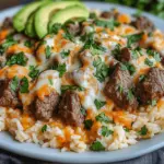 Steak and Queso Rice