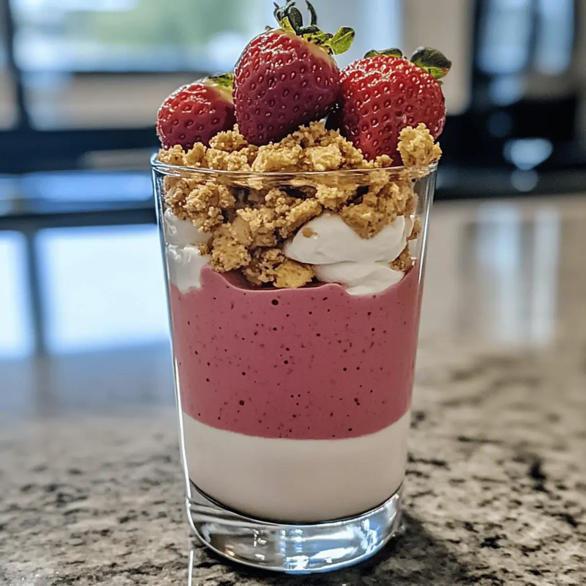 Delicious Strawberry Cheesecake Smoothie for a Guilt-Free Treat