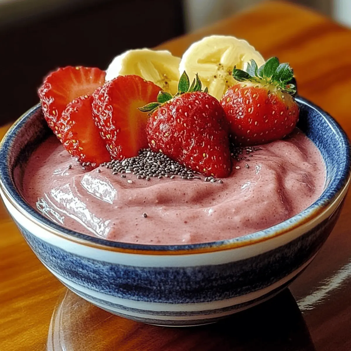 Delicious Strawberry Smoothie Bowl for a Healthy Morning Boost
