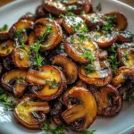 Fried Sliced Mushrooms