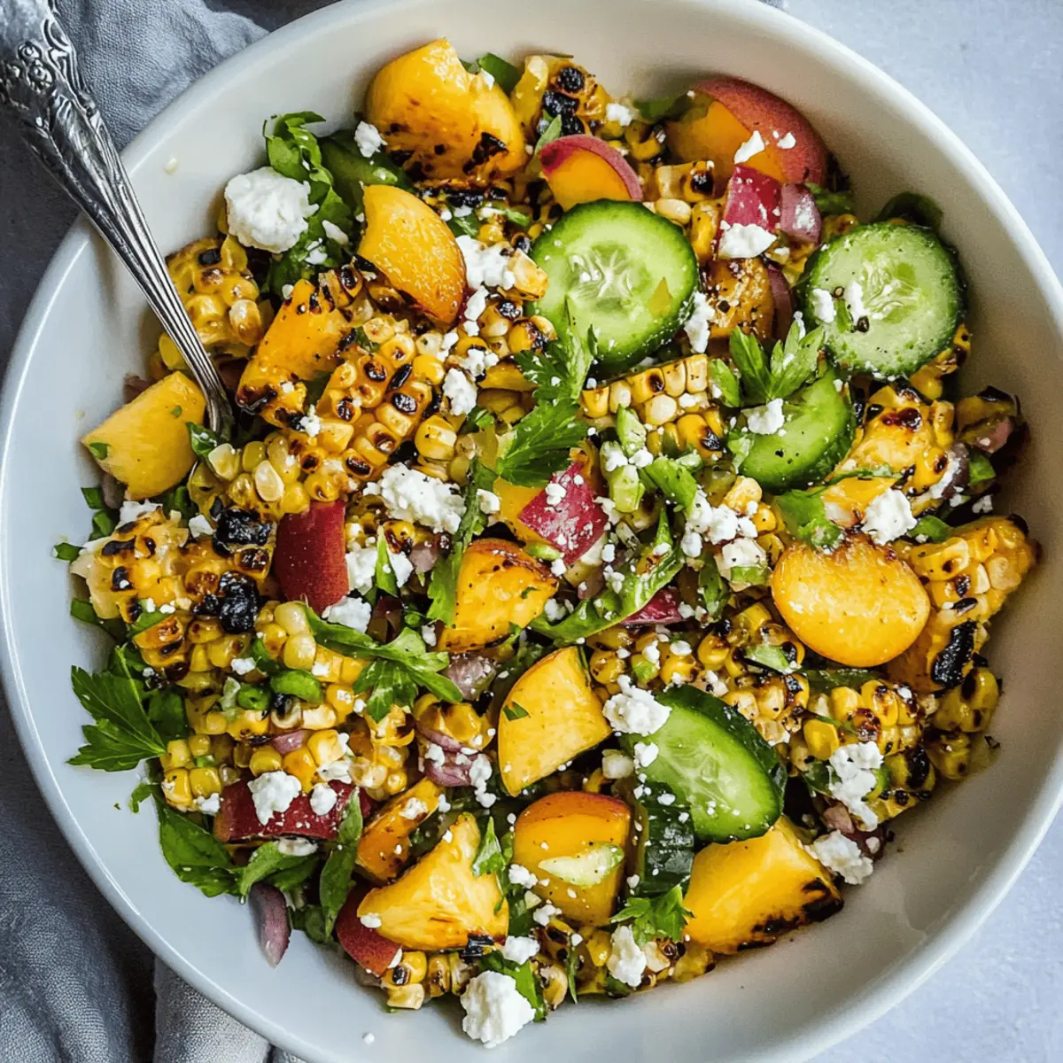 Grilled Corn Peach Salad: A Summer Delight You’ll Crave