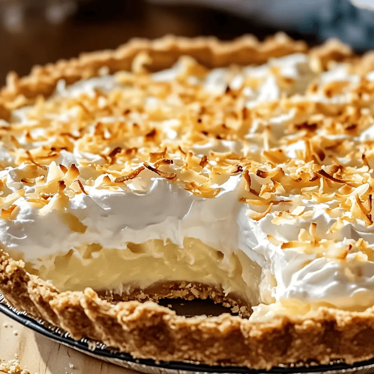 No-Bake Coconut Cream Pie: A Creamy Tropical Escape