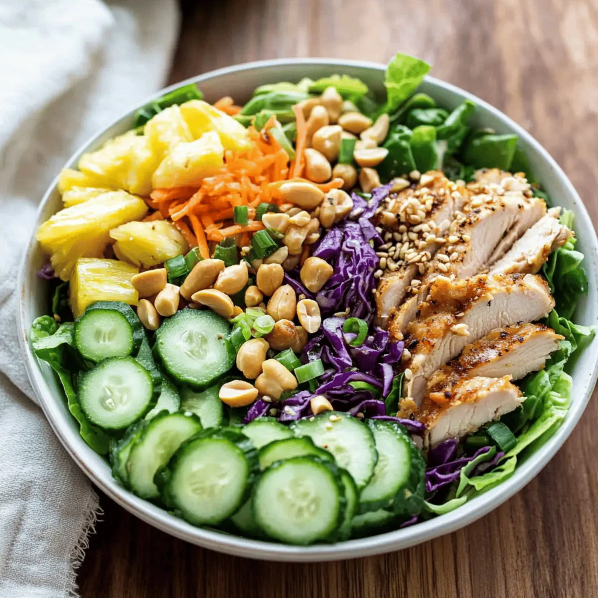 Zesty Healthy Asian Chicken Salad for a Refreshing Dinner