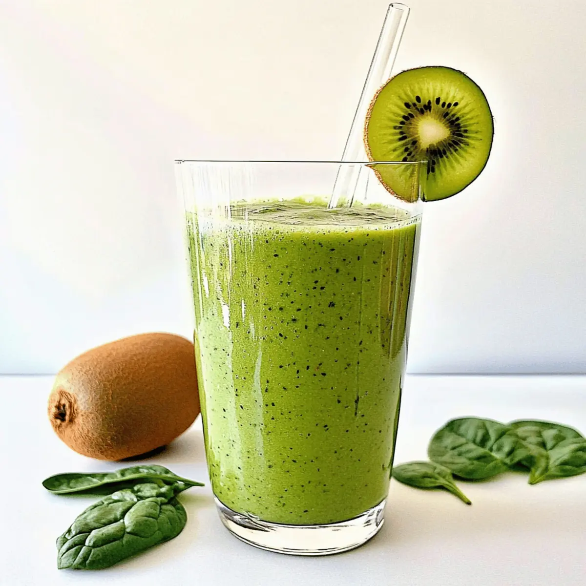 Refreshing Kiwi Spinach Smoothie for a Healthy Boost