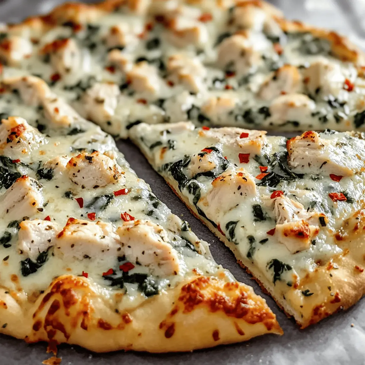 Creamy White Chicken Pizza for Cozy Nights In