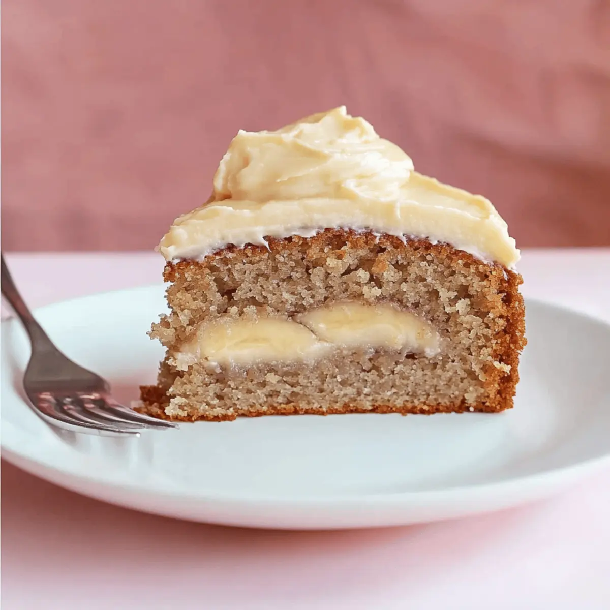 Irresistibly Soft Easy Banana Cake with Creamy Frosting