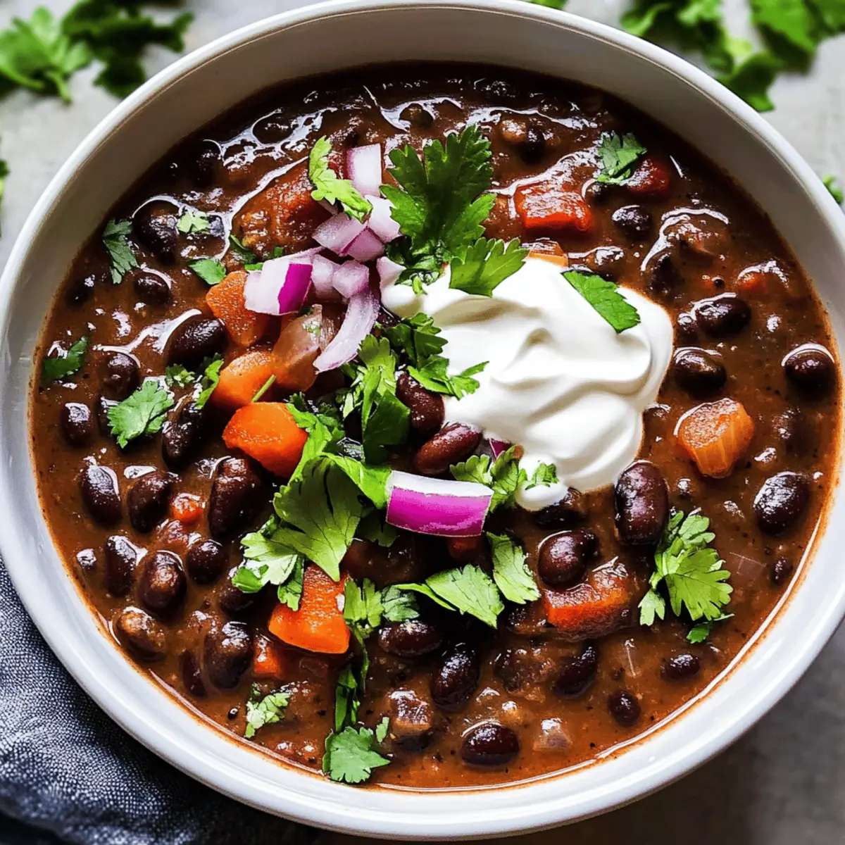 Hearty Black Bean Soup That’s Quick and Full of Flavor