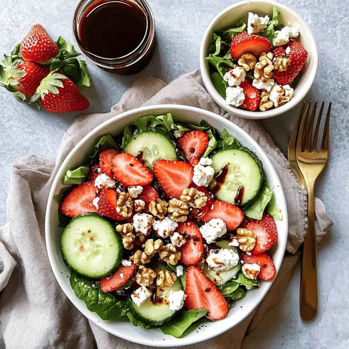 Fresh and Flavorful Strawberry Feta Salad in 15 Minutes