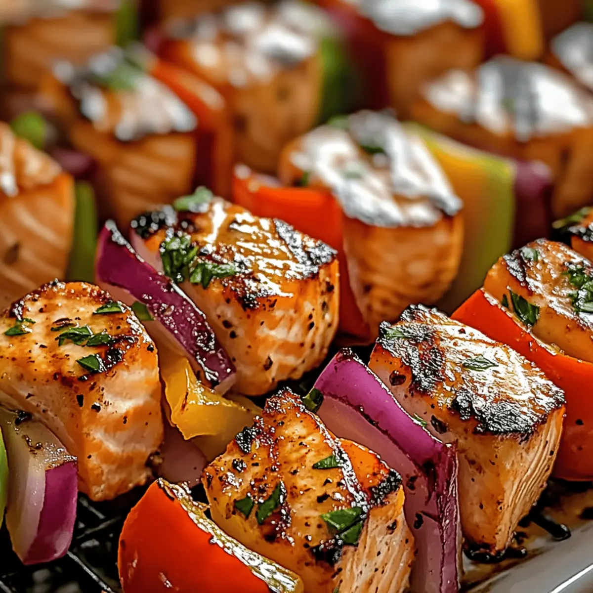 Garlic Butter Salmon Skewers: Juicy, Flavor-Packed Perfection