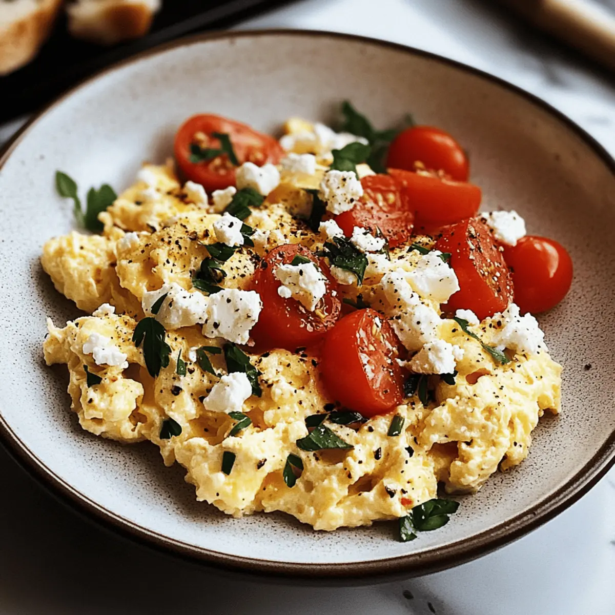 Mediterranean Scrambled Eggs: A Creamy Breakfast Delight