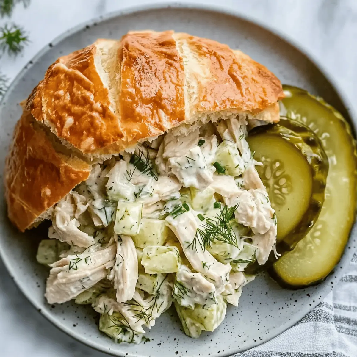 Tangy Pickle Chicken Salad for the Perfect Lunch Refresh