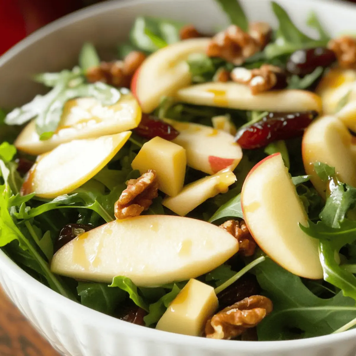 Savor the Fall: Delicious Apple Arugula Salad Bliss