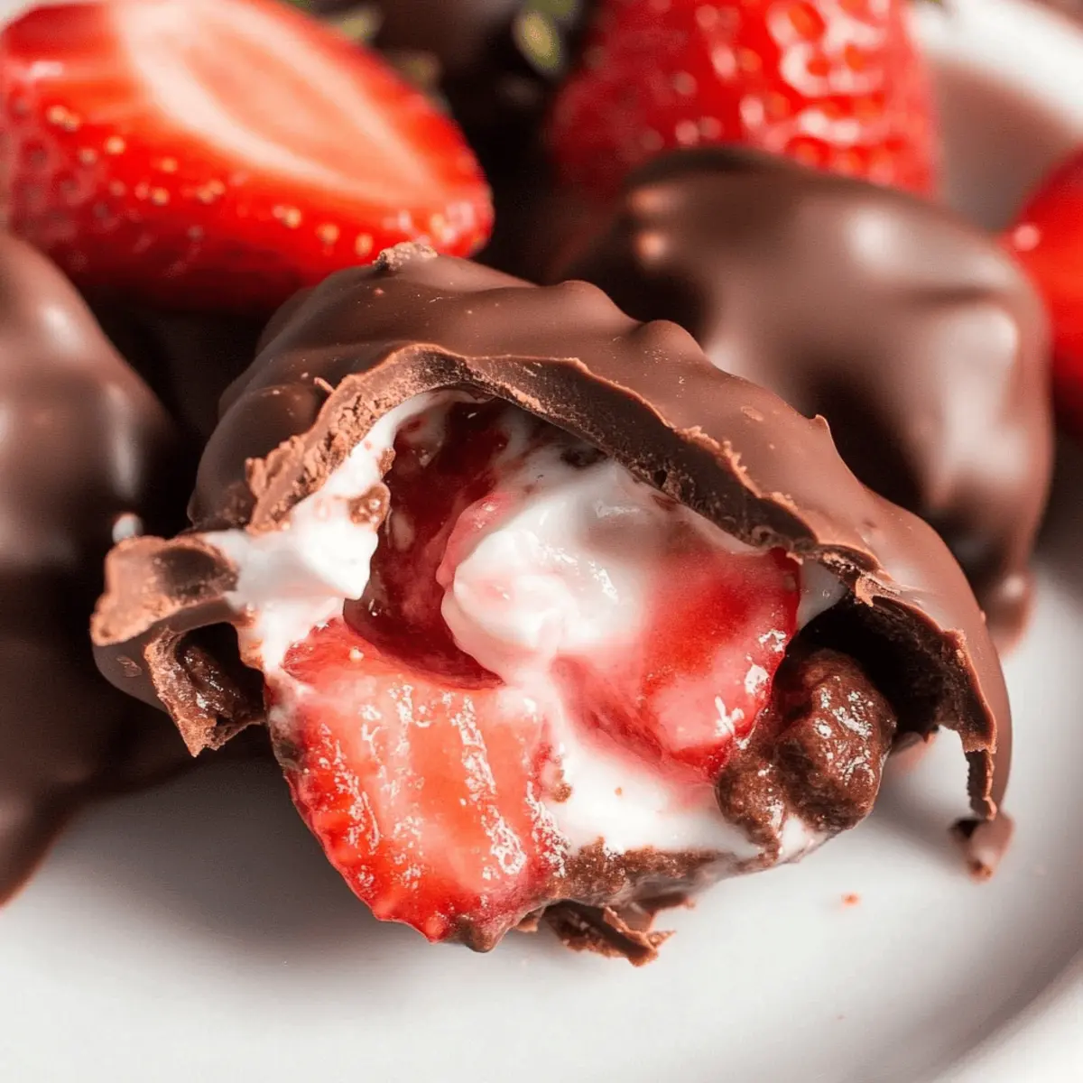 Indulge Guilt-Free with Chocolate Strawberry Yogurt Clusters