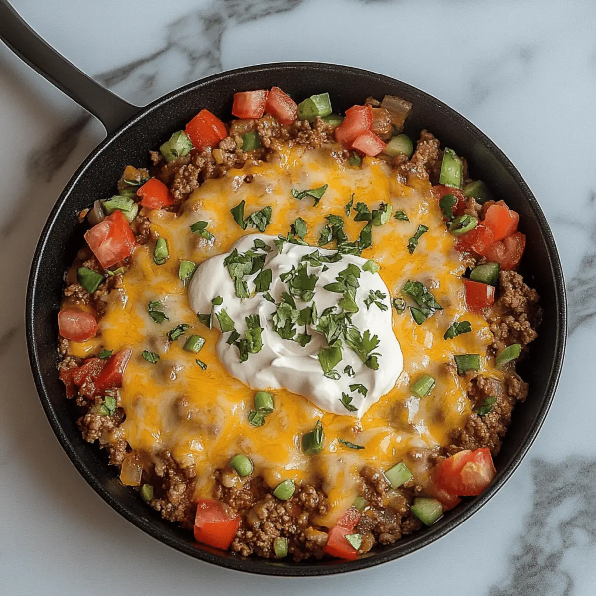 Keto Taco Skillet: A Low-Carb Fiesta in One Pan