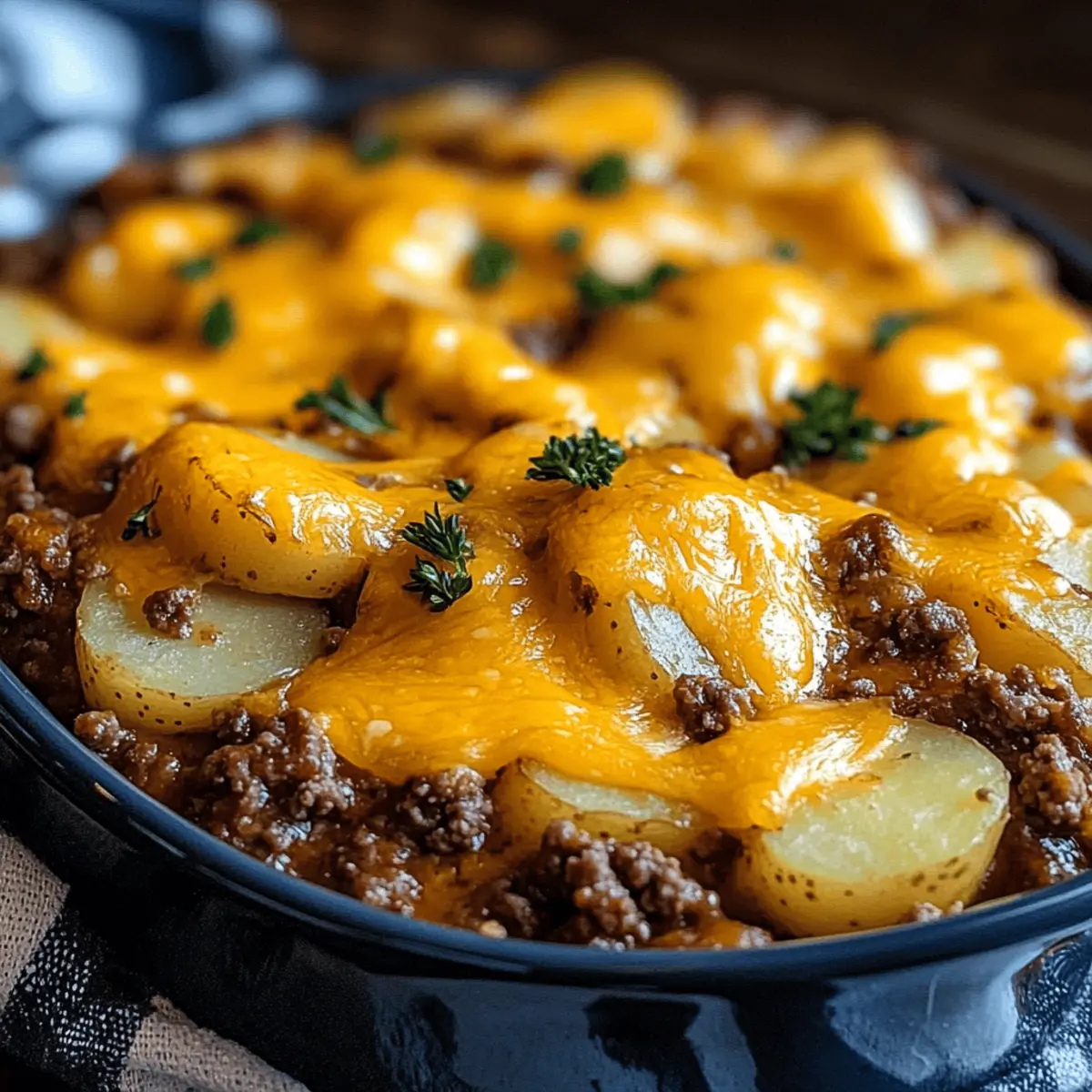 Cheesy Ground Beef and Potatoes for Cozy Weeknight Dinners
