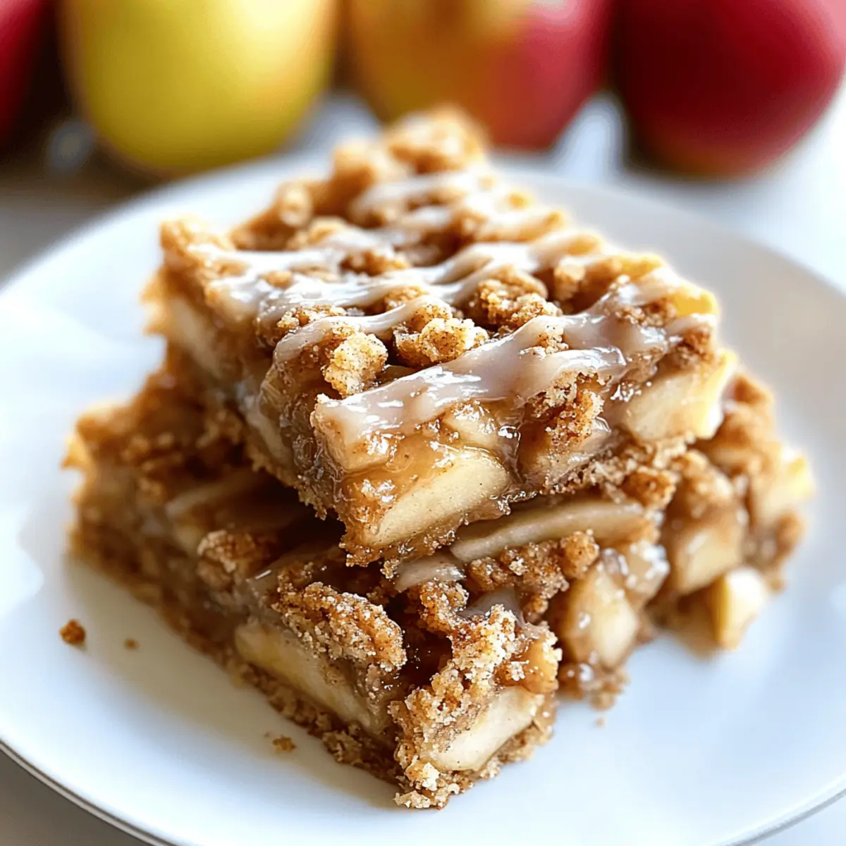 Cozy Apple Bars with Warm Cinnamon for the Perfect Fall Treat