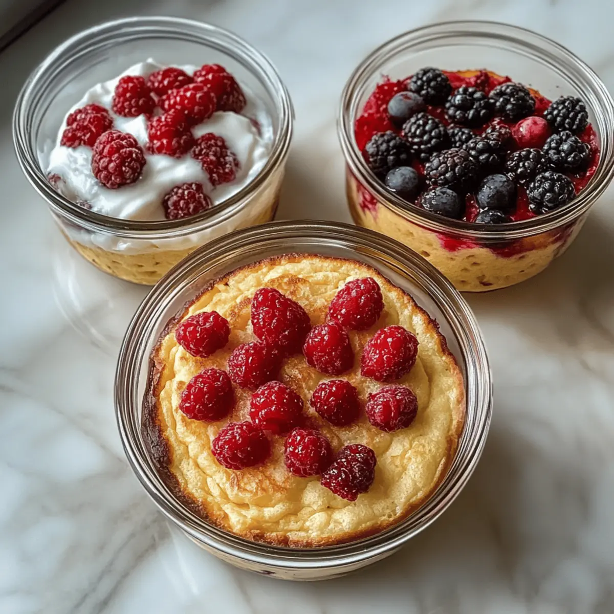 Easy Baked Protein Pancake Bowls for a Cozy Breakfast