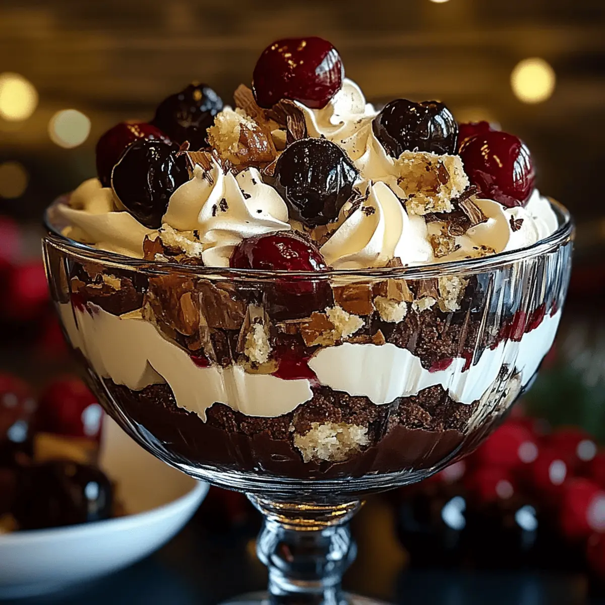 Decadent Black Forest Trifle for Christmas Everyone Will Love