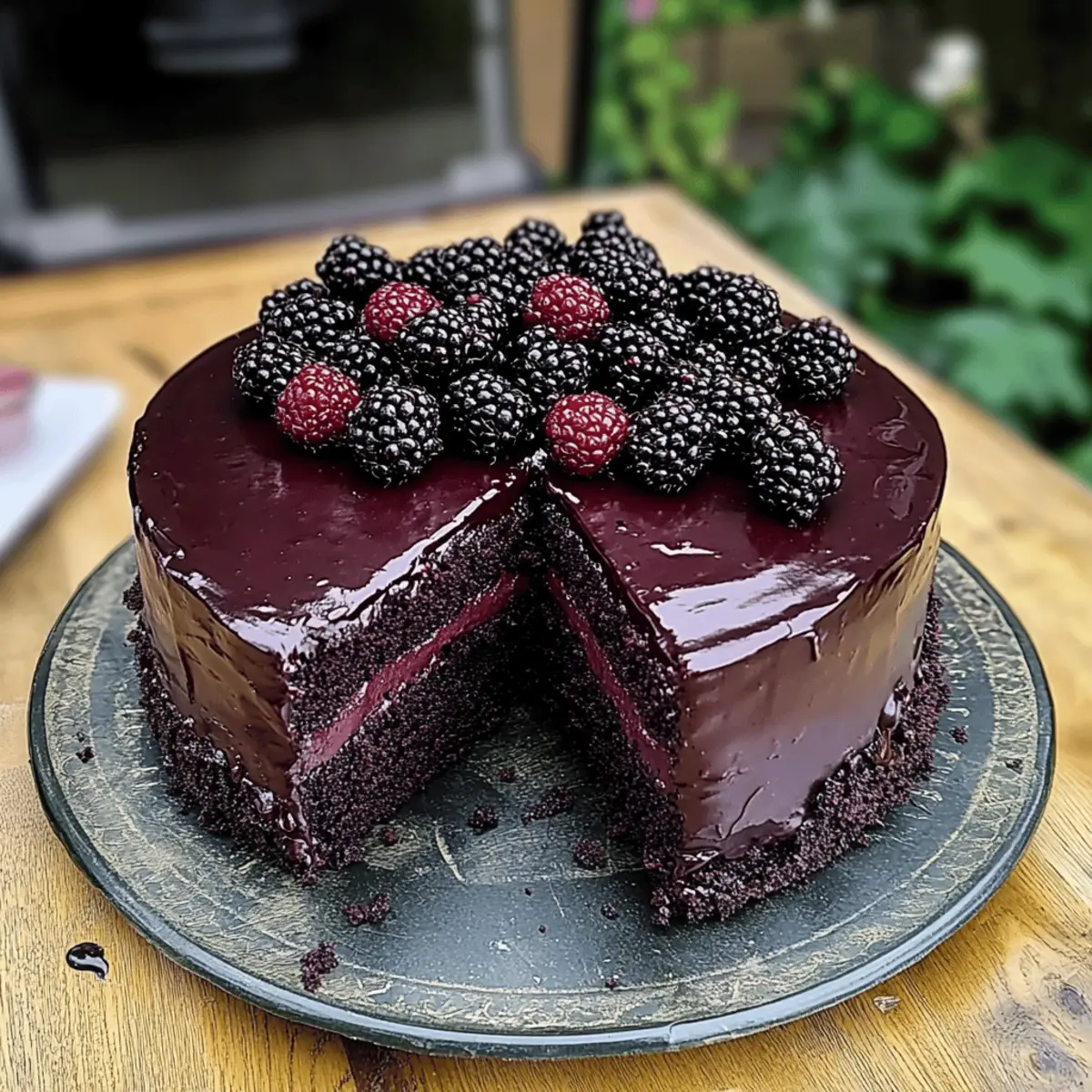 Decadent Blackberry Velvet Gothic Cake: A Must-Try Dessert!