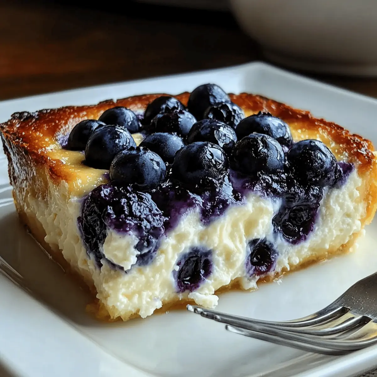 Savor a Healthy Blueberry Cottage Cheese Breakfast Bake
