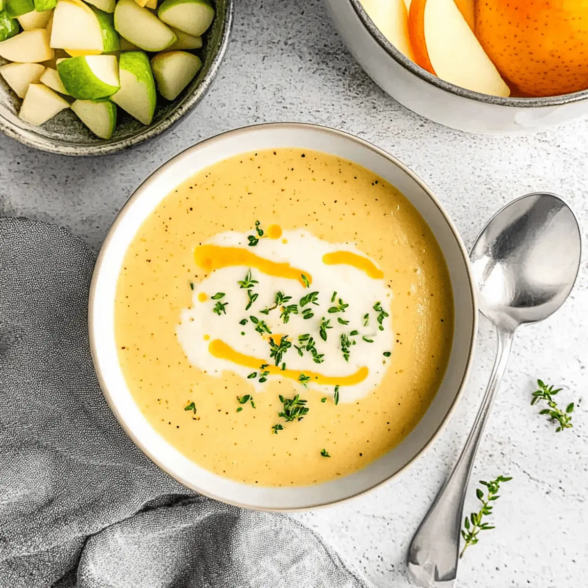 Cheddar Apple Soup: A Cozy Twist on Fall Comfort Food