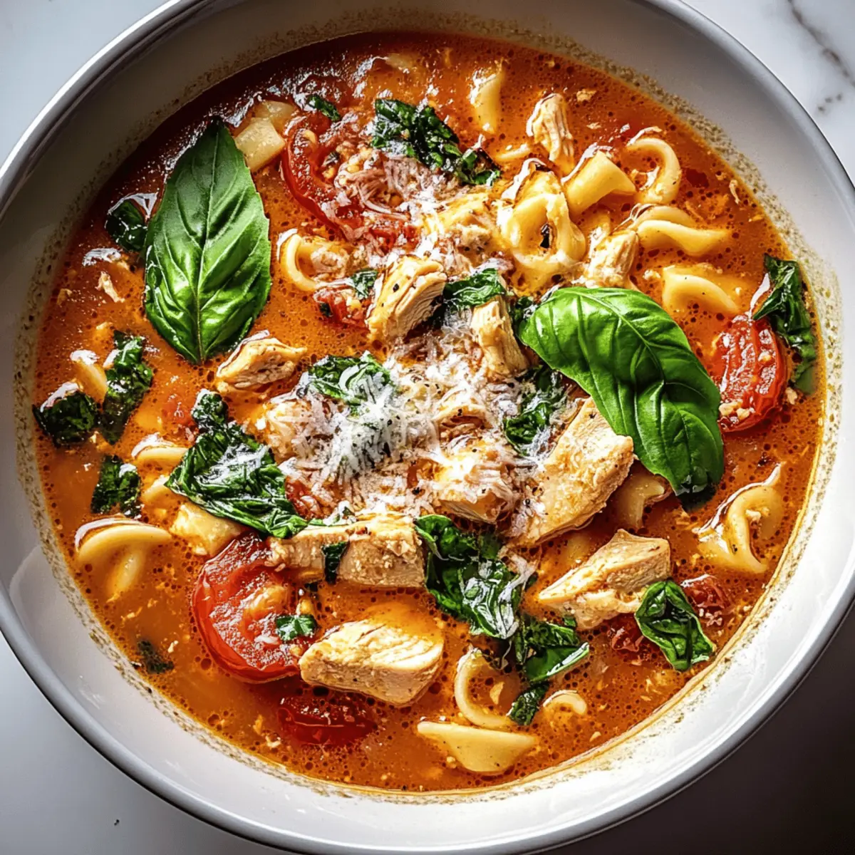 Cozy Chicken Parmesan Soup: Comfort in Every Spoonful