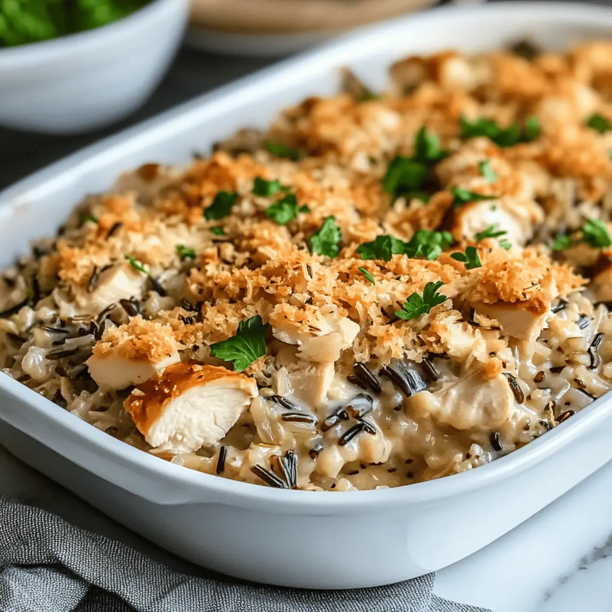 Hearty Chicken Wild Rice Casserole for Cozy Family Nights