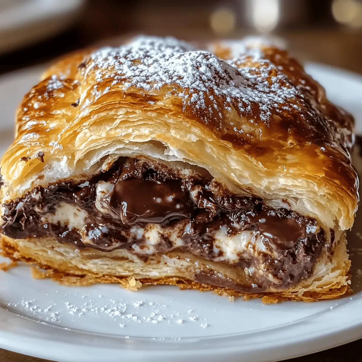 Irresistible Chocolate Croissant Breakfast Bake with Flaky Layers