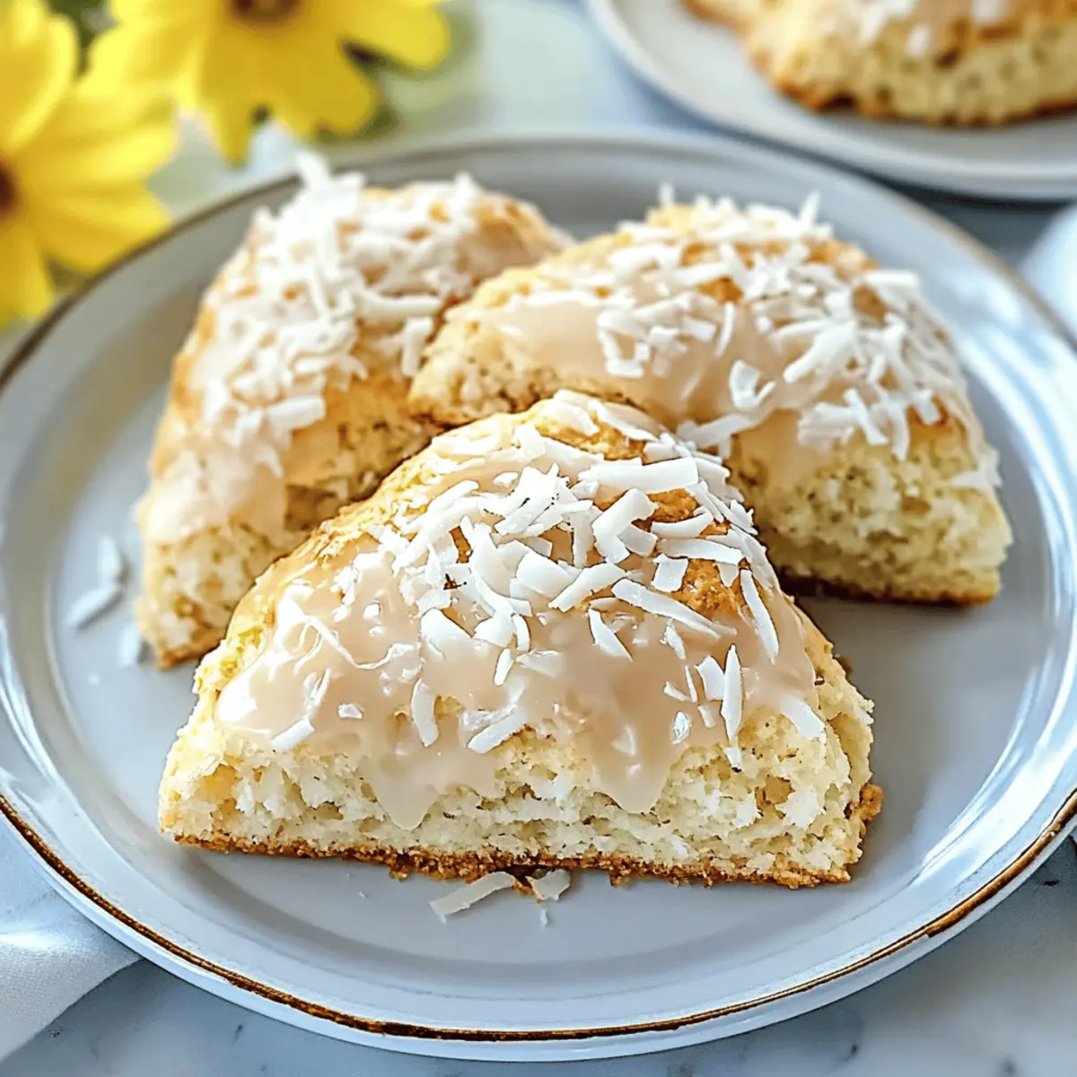 Coconut Scones with a Tropically Sweet Glaze You’ll Love