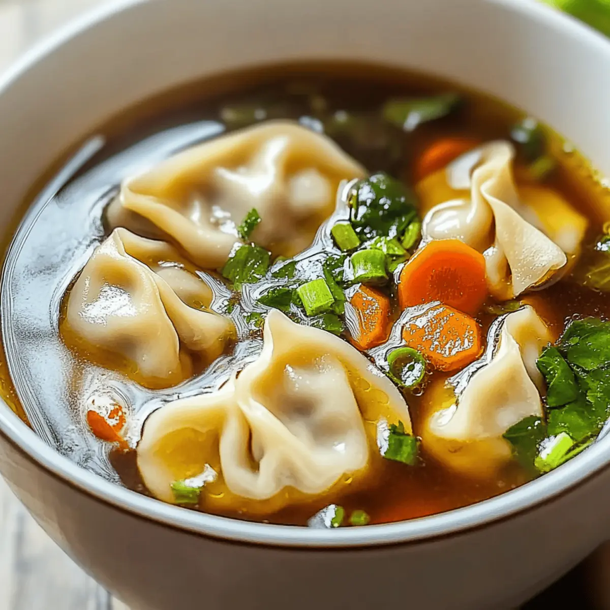 Comforting Potsticker Soup for a Cozy Night In