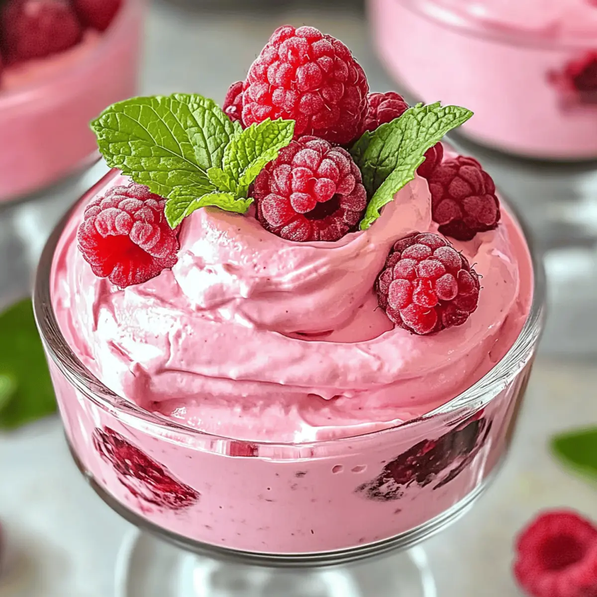 Creamy Cottage Cheese Raspberry Mousse You'll Crave Every Summer