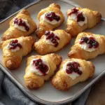 Cranberry Cream Cheese Crescent Bites