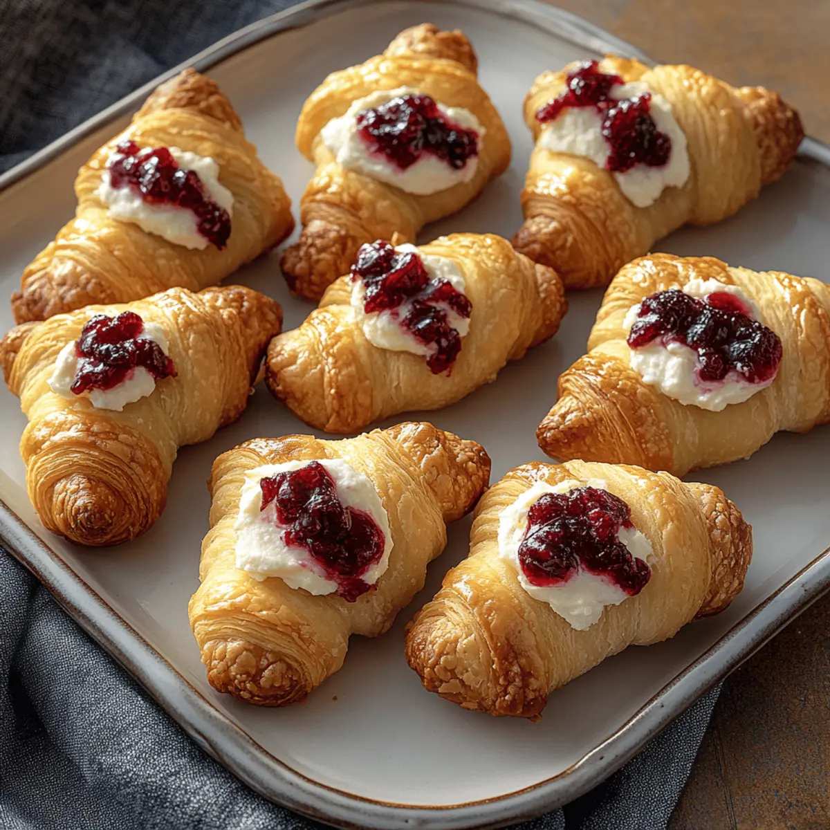 Cranberry Cream Cheese Crescent Bites for Effortless Entertaining