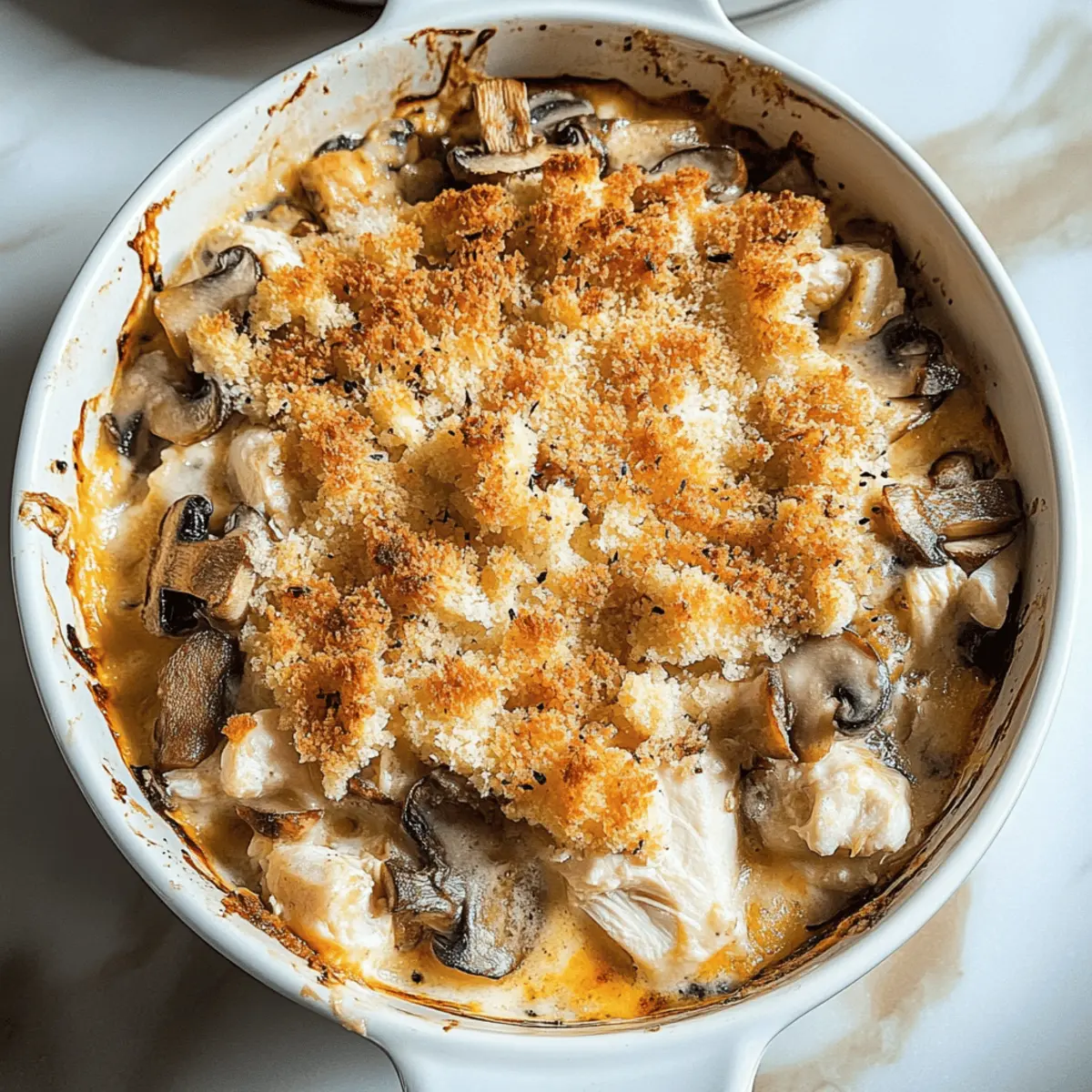 Creamy Chicken and Mushroom Casserole for Cozy Nights