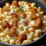 Creamy Honey Pepper Chicken Mac and Cheese