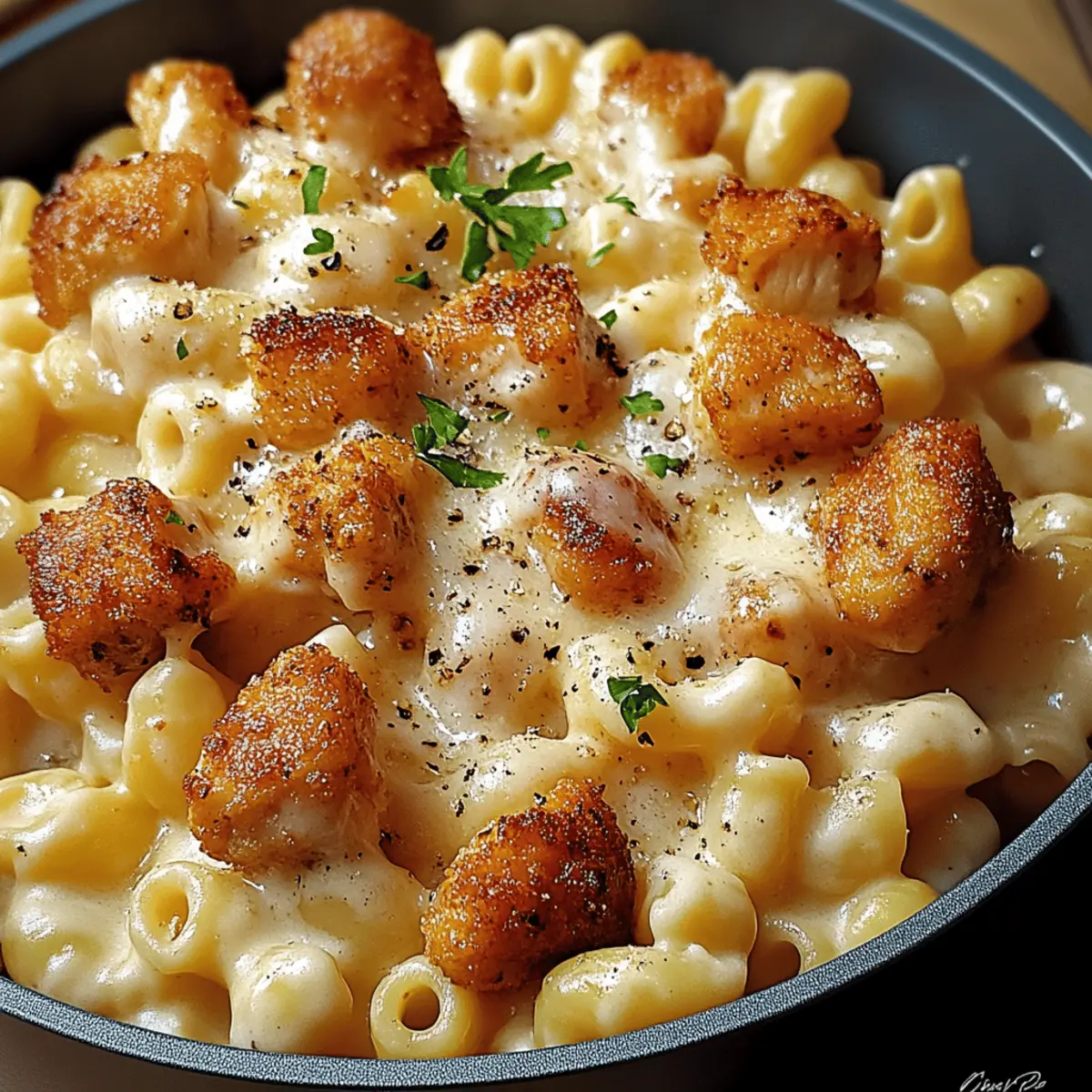 Creamy Honey Pepper Chicken Mac and Cheese That’s Pure Comfort