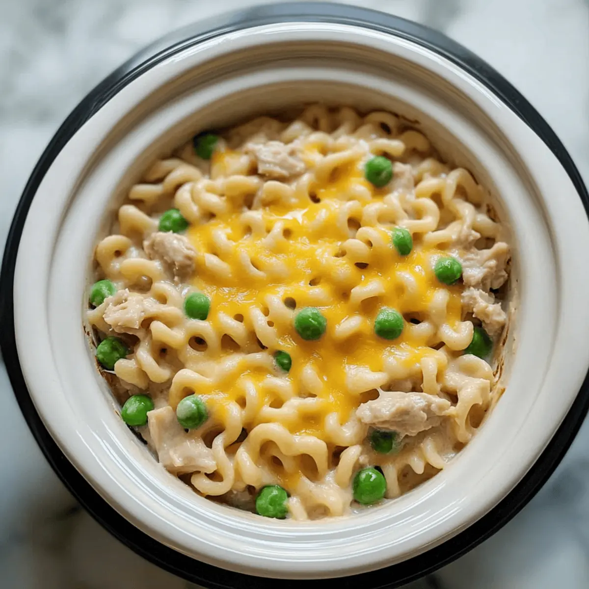 Creamy Crockpot Tuna Noodle Casserole for Cozy Nights