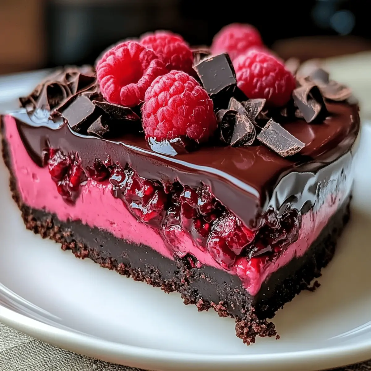 Irresistible Dark Chocolate Raspberry Cheesecake to Swoon Over