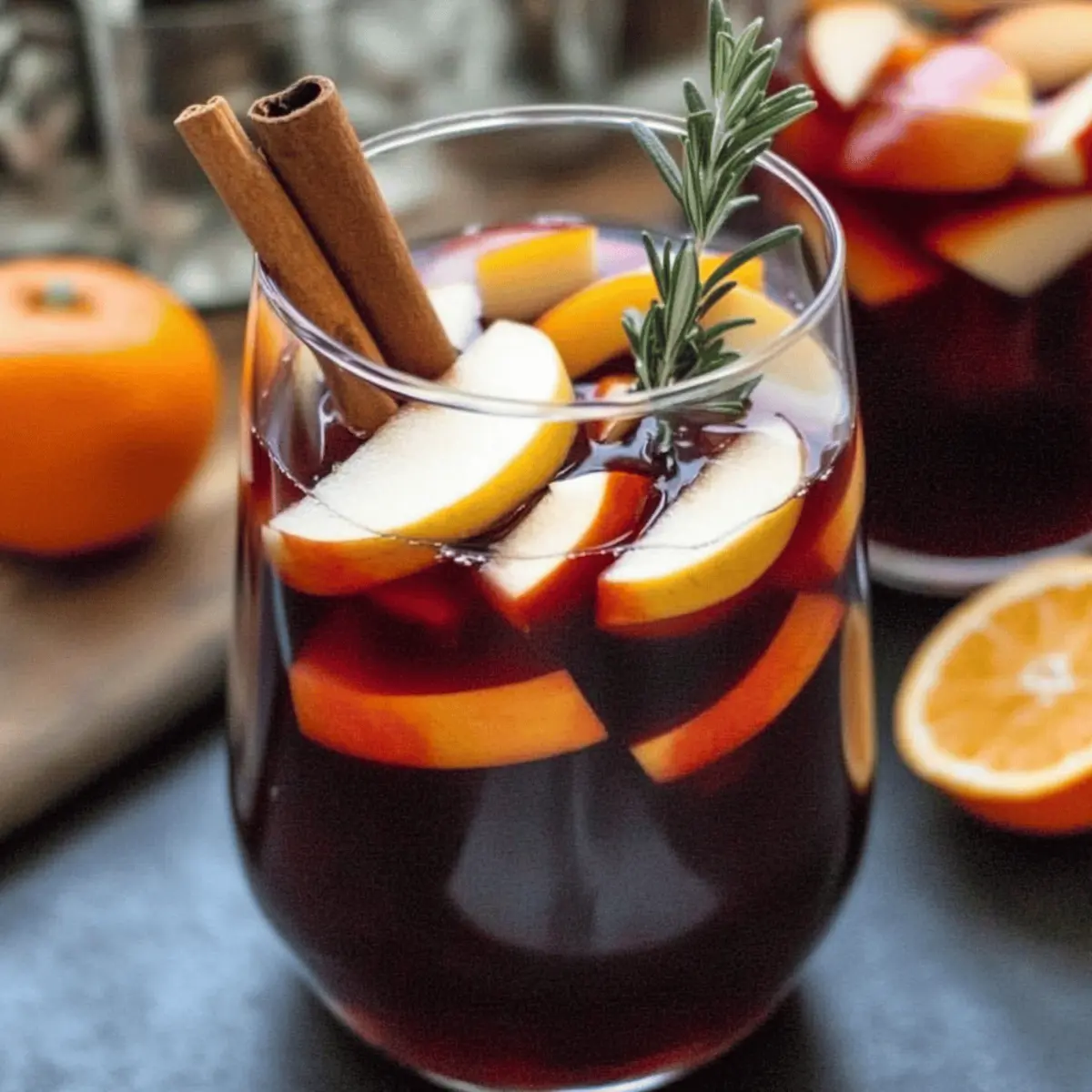 Cozy Fall Sangria with Apple Cider & Bourbon Bliss